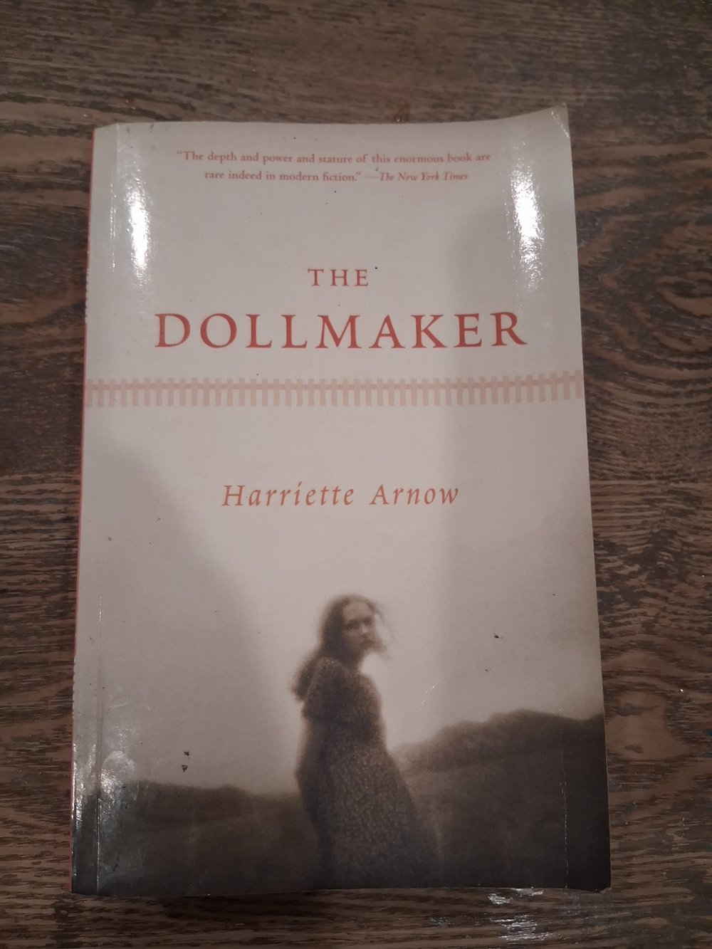 The Dollmaker by Harriette Arnow - White and Sepia Cover